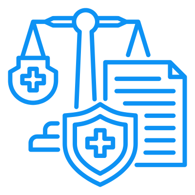 Legal Scale with documents