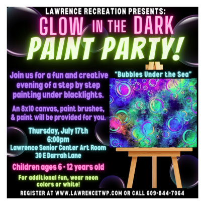 Glow in the Dark - PAINT PARTY!