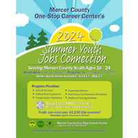 Mercer County Receives Competitive Grant to fund Youth Summer Jobs Program