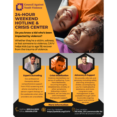 24-Hour Weekend Hotline & Crisis Center